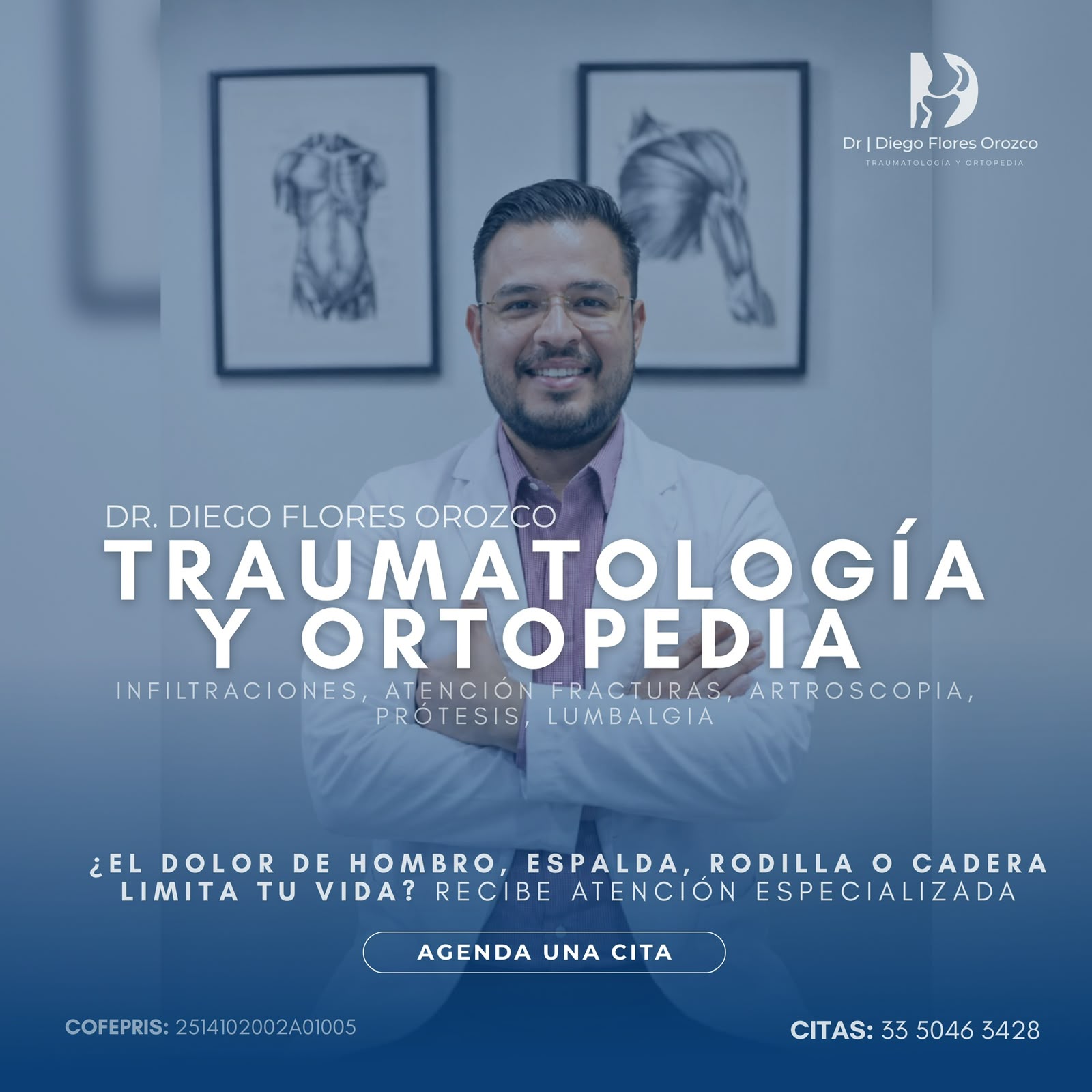 Dr. Diego Flores Orozco — Traumatología y Ortopedia